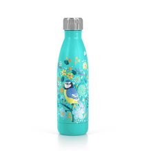 Load image into Gallery viewer, Birdy Metal Bottle - Blue Tit from Tipperary Crystal - 147416
