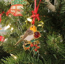 Load image into Gallery viewer, Tipperary - Robin Gem Decoration 167346