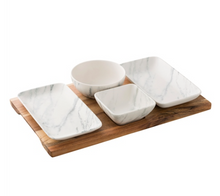 Load image into Gallery viewer, Belleek - Marbled Tapas Set