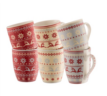 Load image into Gallery viewer, Aynsley - Fairisle Mug Sets in Presentation Box