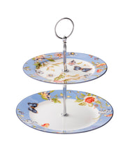 Load image into Gallery viewer, Anysley - Cottage Collection 2 Tier Cake Plate