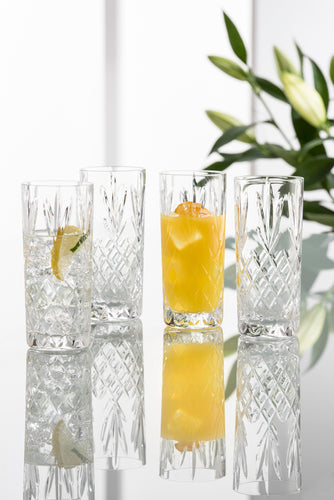 Galway Crystal - Set of 4 Renmore Hiball Glasses