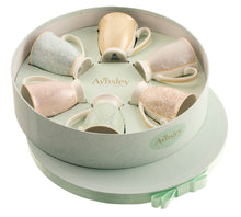 Load image into Gallery viewer, Belleek & Aynsley - Laurette 6 Mug Set in Hat Box