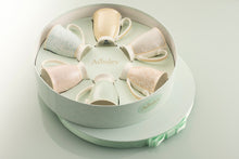 Load image into Gallery viewer, Belleek & Aynsley - Laurette 6 Mug Set in Hat Box