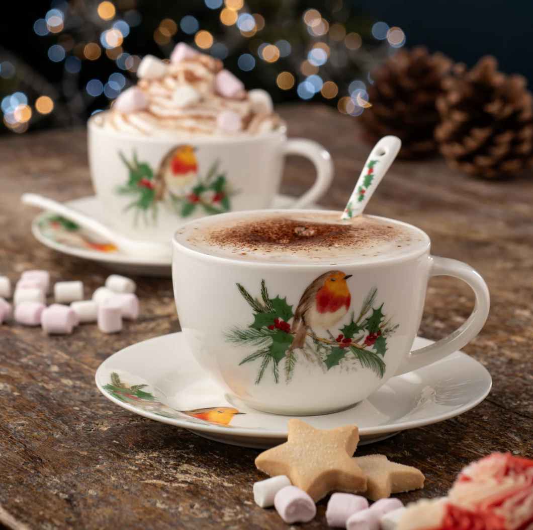 Aynsley - Robin Cappuccino/Hot Chocolate Set - 40811