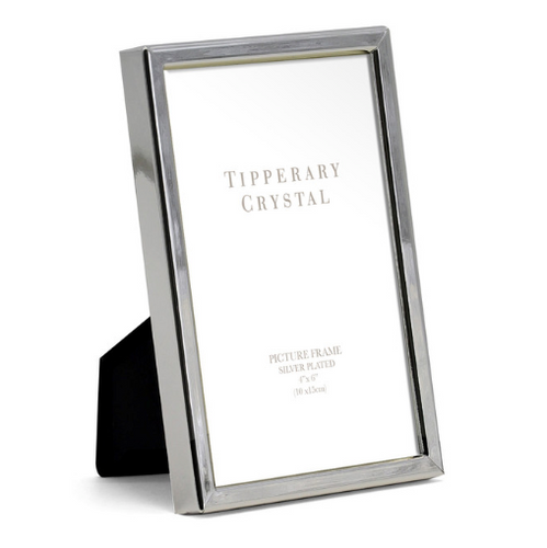 Aspect Silver Plated Frame  4x6 by Tipperary Crystal - 157323
