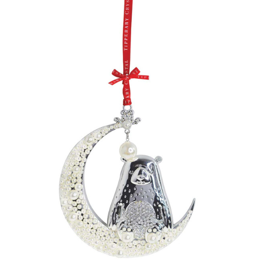Tipperary - Bear on Moon – Pearl Decoration 132818