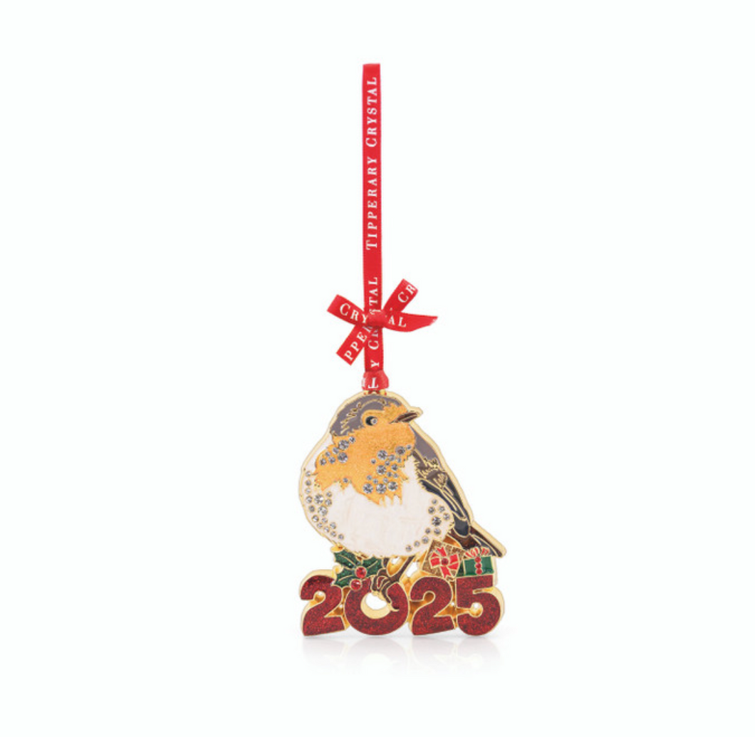 Tipperary - Sparkle 2025 Christmas Robin Decoration - 174863
