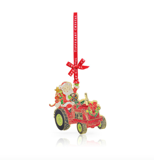 Tipperary – Santa’s Tractor – Sparkle Decoration 161511