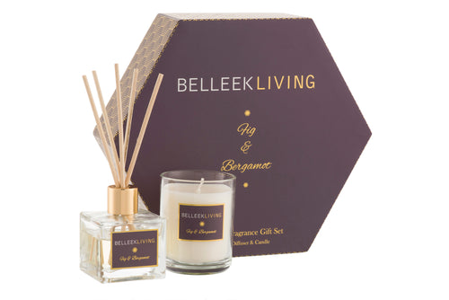 Belleek - Home Fragrance Living Fig and Bergamot Gift Set