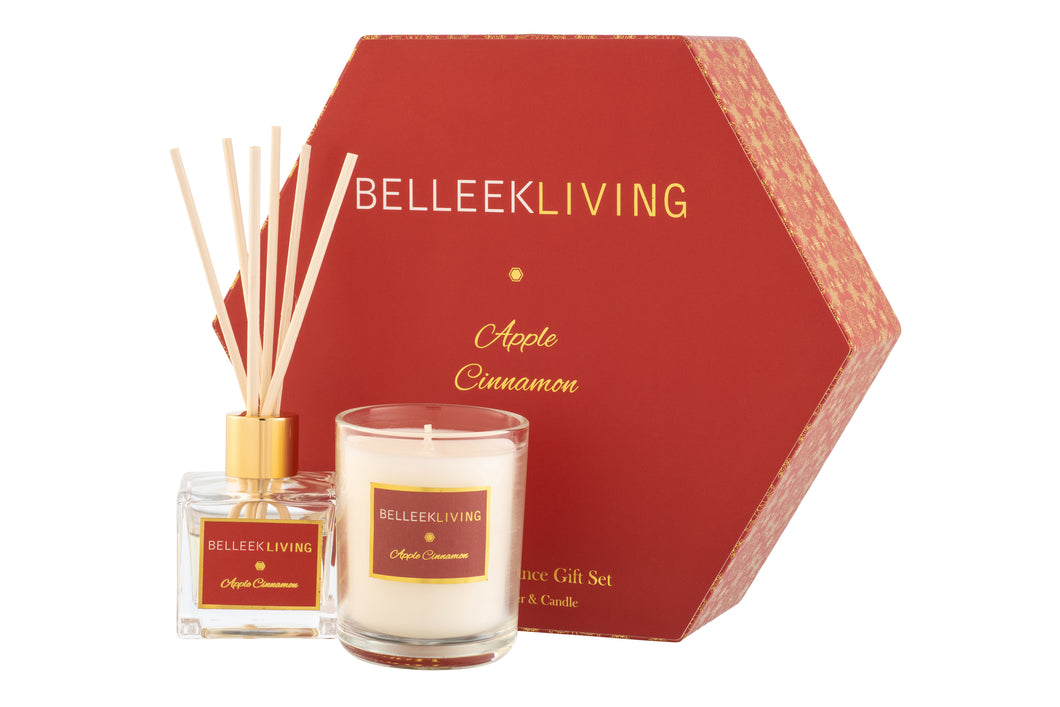 Belleek - Belleek Living Apple And Cinnamon Gift Set