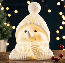 Load image into Gallery viewer, Belleek - Cosy Snowman Luminaire
