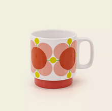 Load image into Gallery viewer, Orla Kiely - Set Of Four Stacking Mugs Atomic Flower
