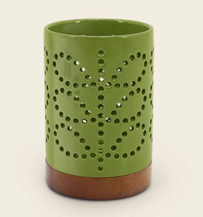 Orla Kiely - Ceramic Lantern Linear Stem Olive