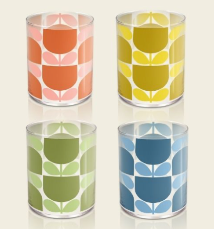Orla Kiely - Set of 4 Casual Water Glasses