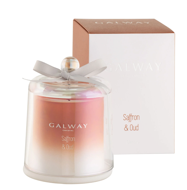 Galway Living - Galway Crystal Saffron & Oud Bell Jar Candle