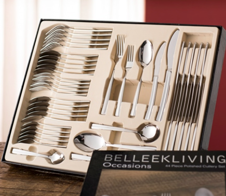 Belleek - Occasions 44 Piece Cutlery Set