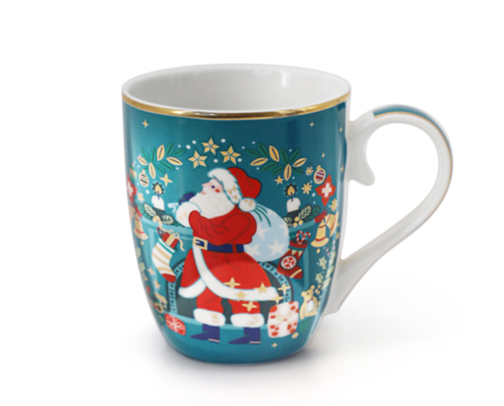 Tipperary Crystal – Single Mug Santa with Sack in Gift Box. 152823
