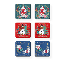 Load image into Gallery viewer, Tipperary Crystal – Christmas Coasters Set of Six. 151963
