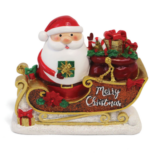 Tipperary Crystal – Christmas Santa with Sleigh. 147744