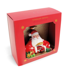 Load image into Gallery viewer, Tipperary Crystal – Christmas Santa with Robins. 147737
