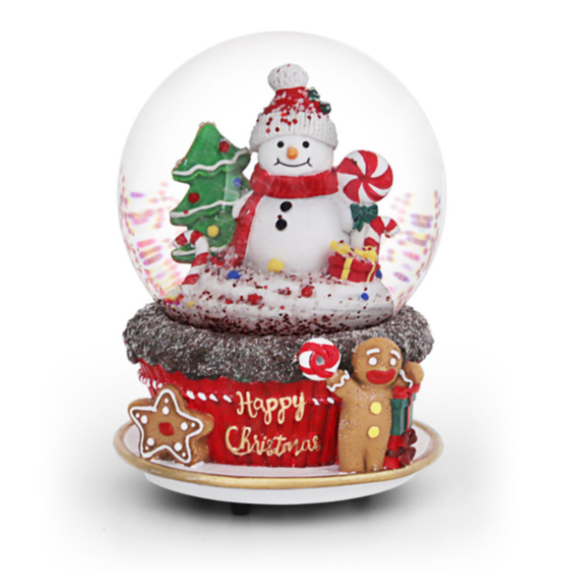 Tipperary Crystal – Snowman Snow Globe. 145450