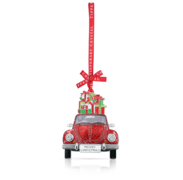 Tipperary Crystal – Sparkle Driving Home For Christmas Decoration. 140578