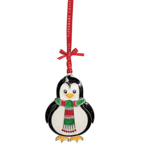 Tipperary Crystal – Sparkle Penguin Christmas Decoration