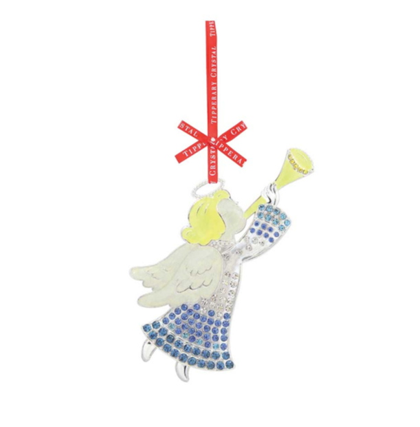Tipperary Crystal – Sparkle Angel Christmas Decoration. 10220