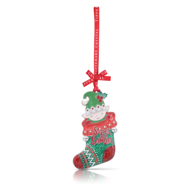 Tipperary Crystal – Loved Ones Christmas Decoration – Super Brother 140493