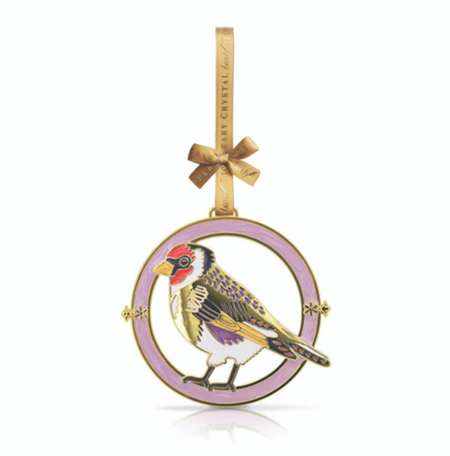 Tipperary Crystal – Birdy Hanging Decoration – Goldfinch. 14094