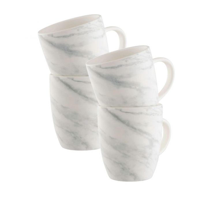 Belleek - Marbled Mugs Set of 4