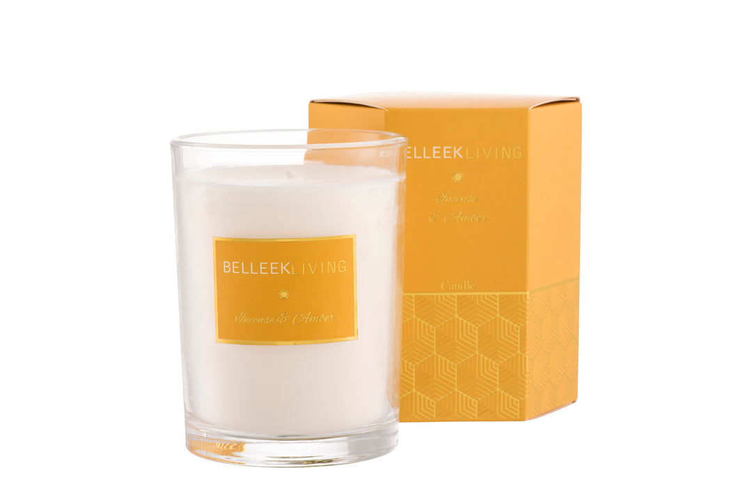 Belleek - Home Fragrance Incense & Amber Candle