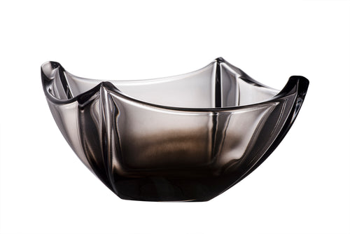 Enjoy the elegant simplicity and beautiful shape of the Galway Crystal Dune 10” Onyx Bowl.  A contemporary design made with an age-old skill.  The smoky Onyx colour adds to the appeal of this up to the minute item. Measures 26cms W 15 cms H