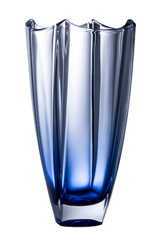 Galway Crystal - Dune 12” Sapphire Vase