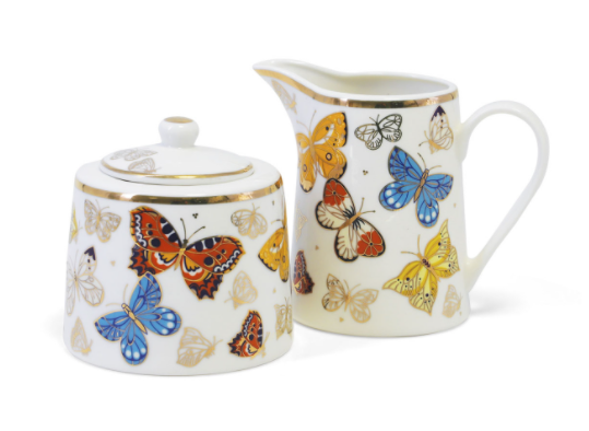 Tipperary - Butterfly Sugar and Milk Set